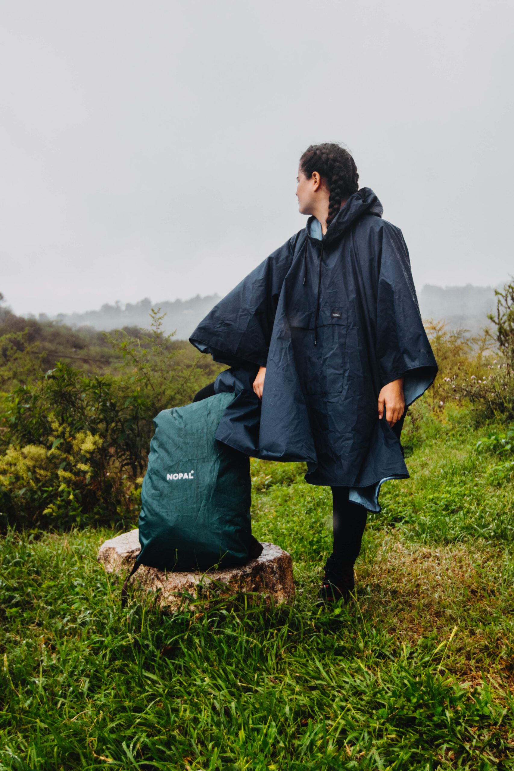 Capa de lluvia para niños Nopal