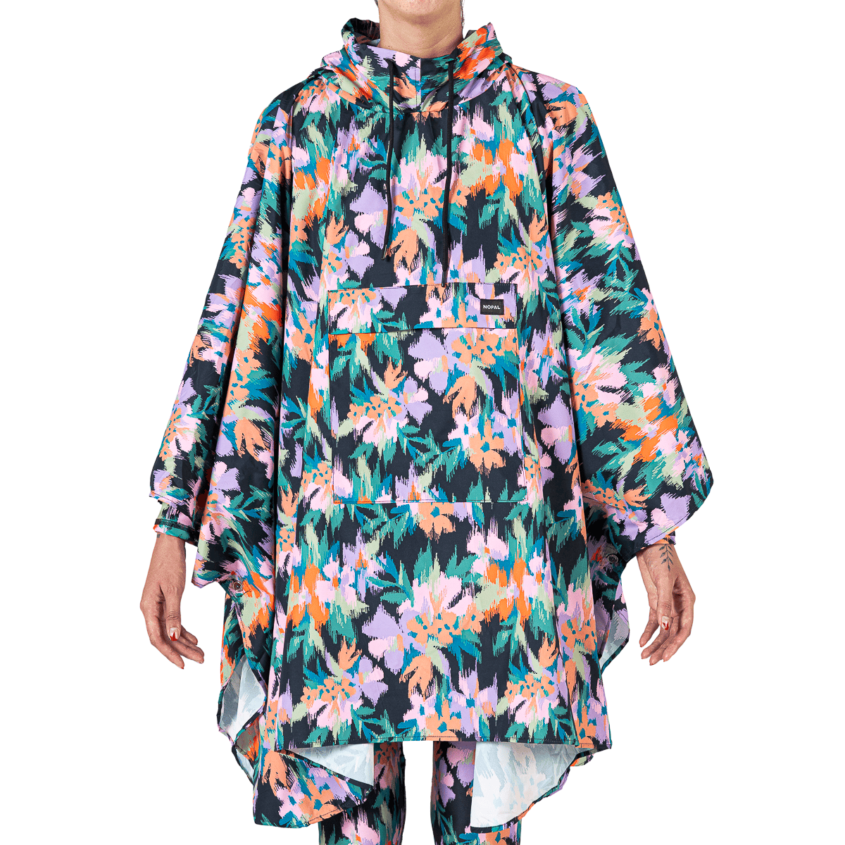 Capa de lluvia estampada Nopal